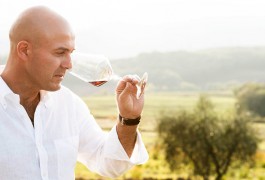 The winemaker Emiliano Falsini