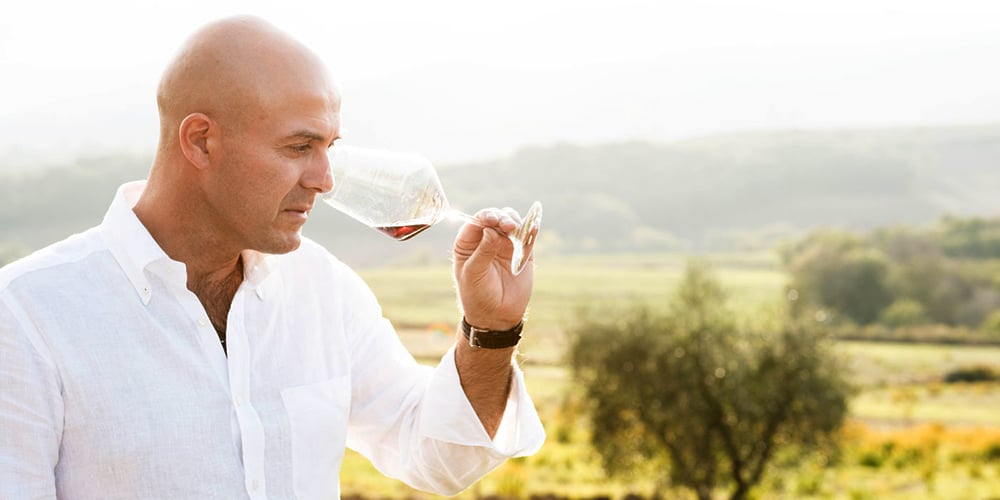 The winemaker Emiliano Falsini