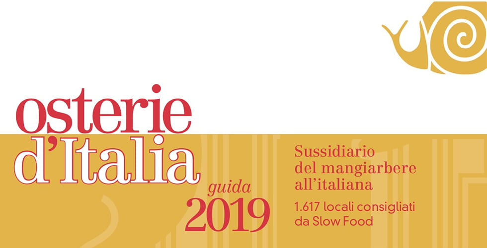 Osterie d'Italia 2019 di Slow Food Editore